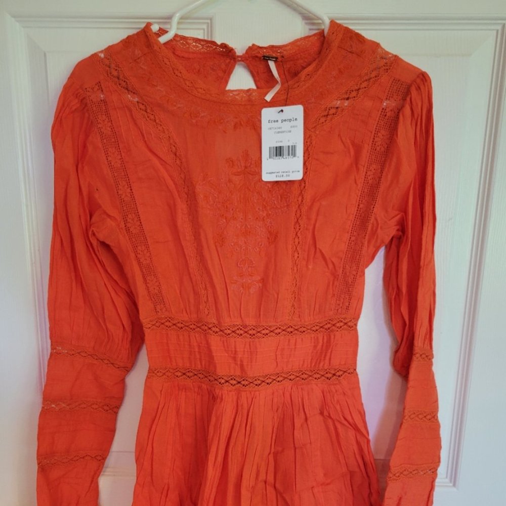 Orange Mini Dress